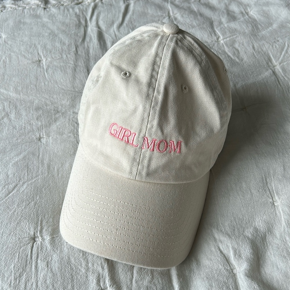 GIRL MOM custom embroidered New Era Hat